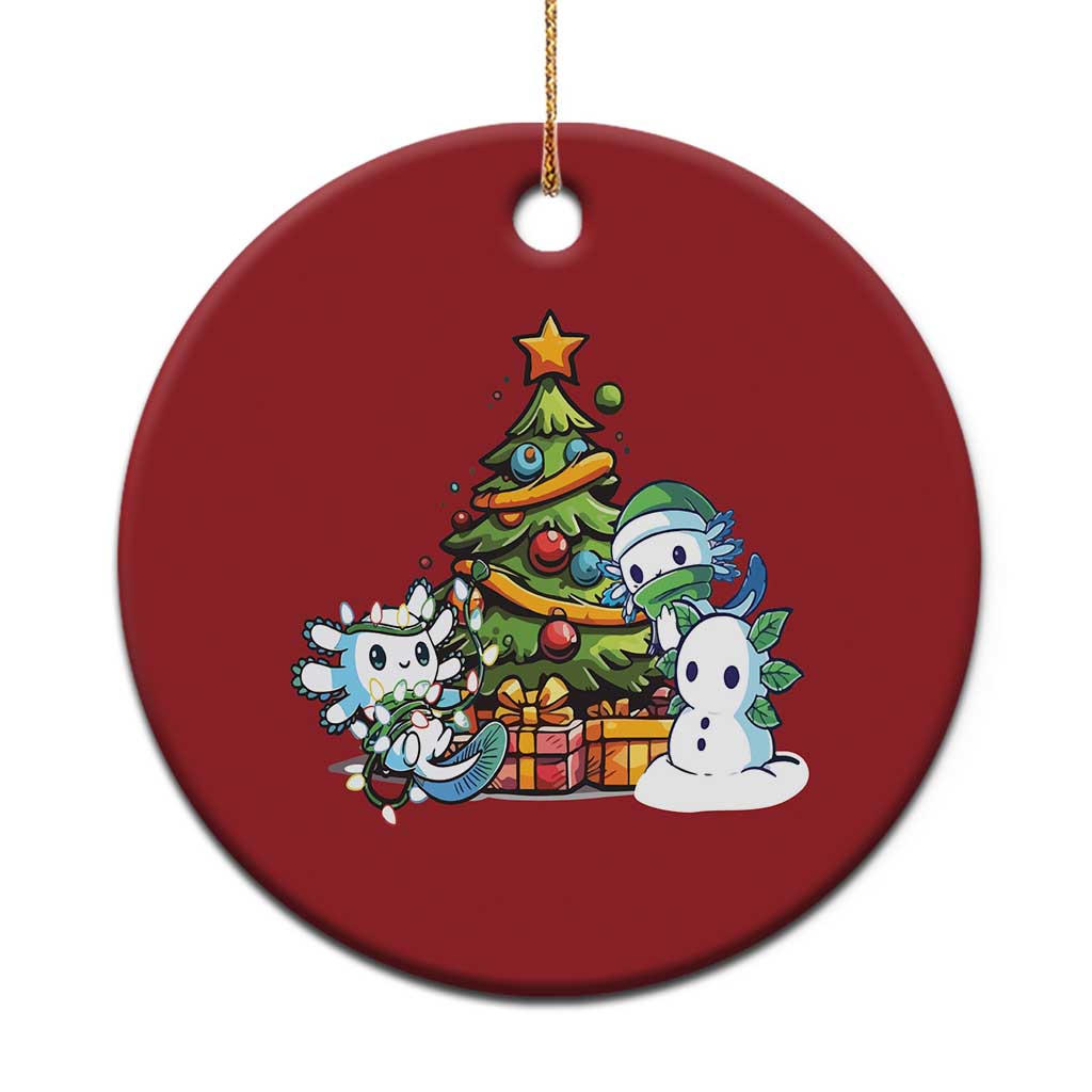 Cute Axolotl Christmas Tree Christmas Ornament TS09