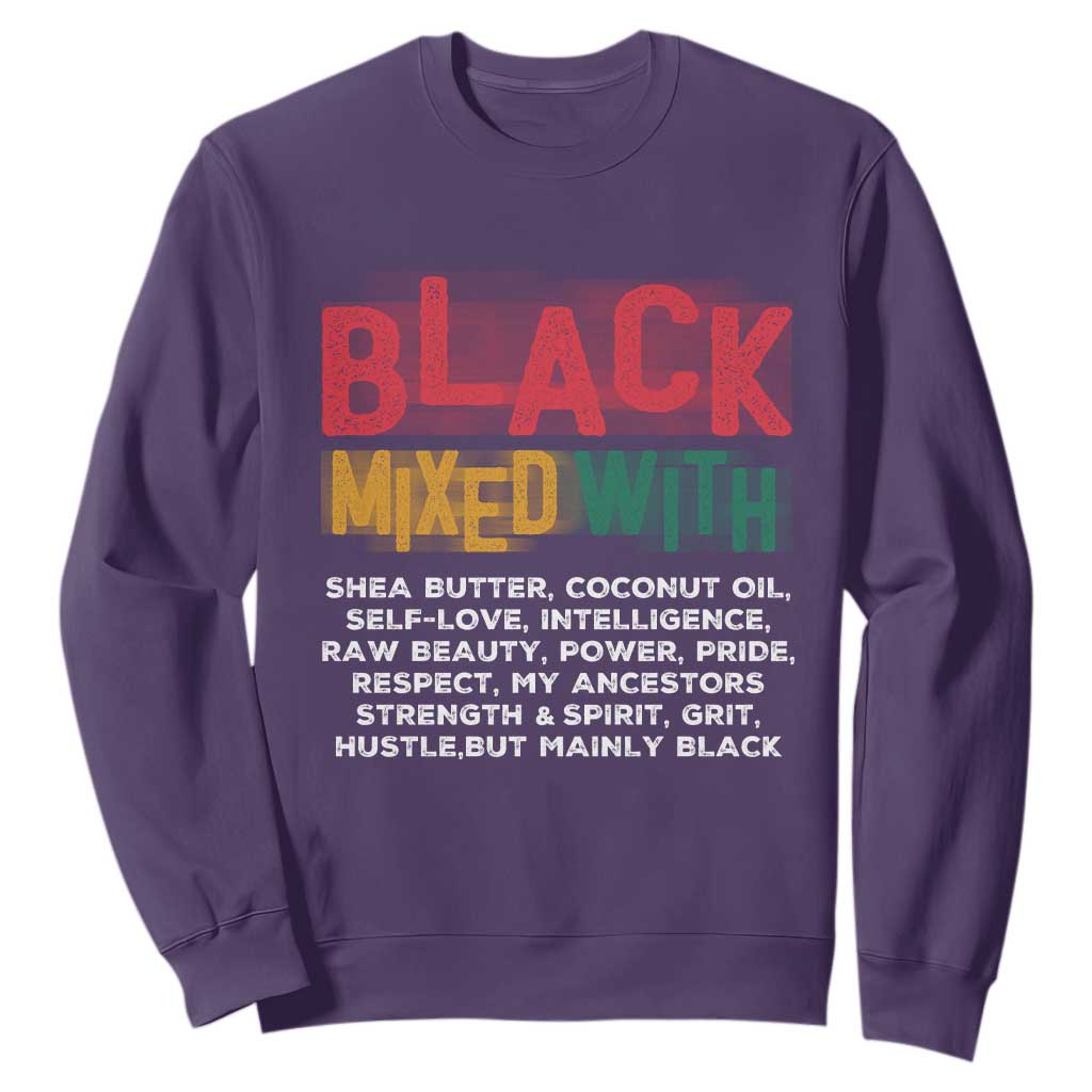 Black Pride Sweatshirt Yes I'm Mixed With Black TS09