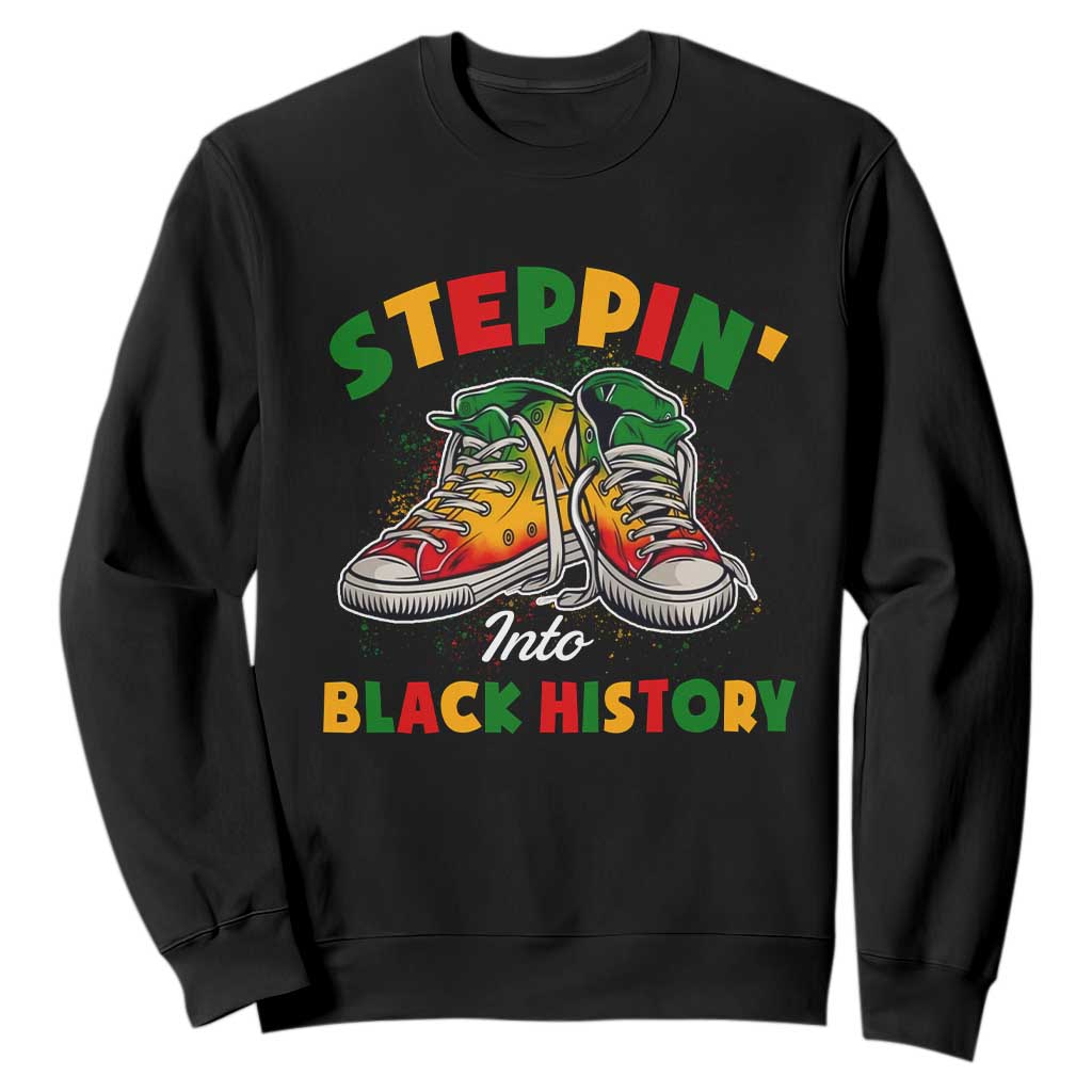 Stepping Into Black History Month Sweatshirt TS09