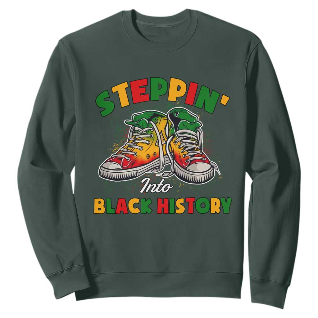 Stepping Into Black History Month Sweatshirt TS09