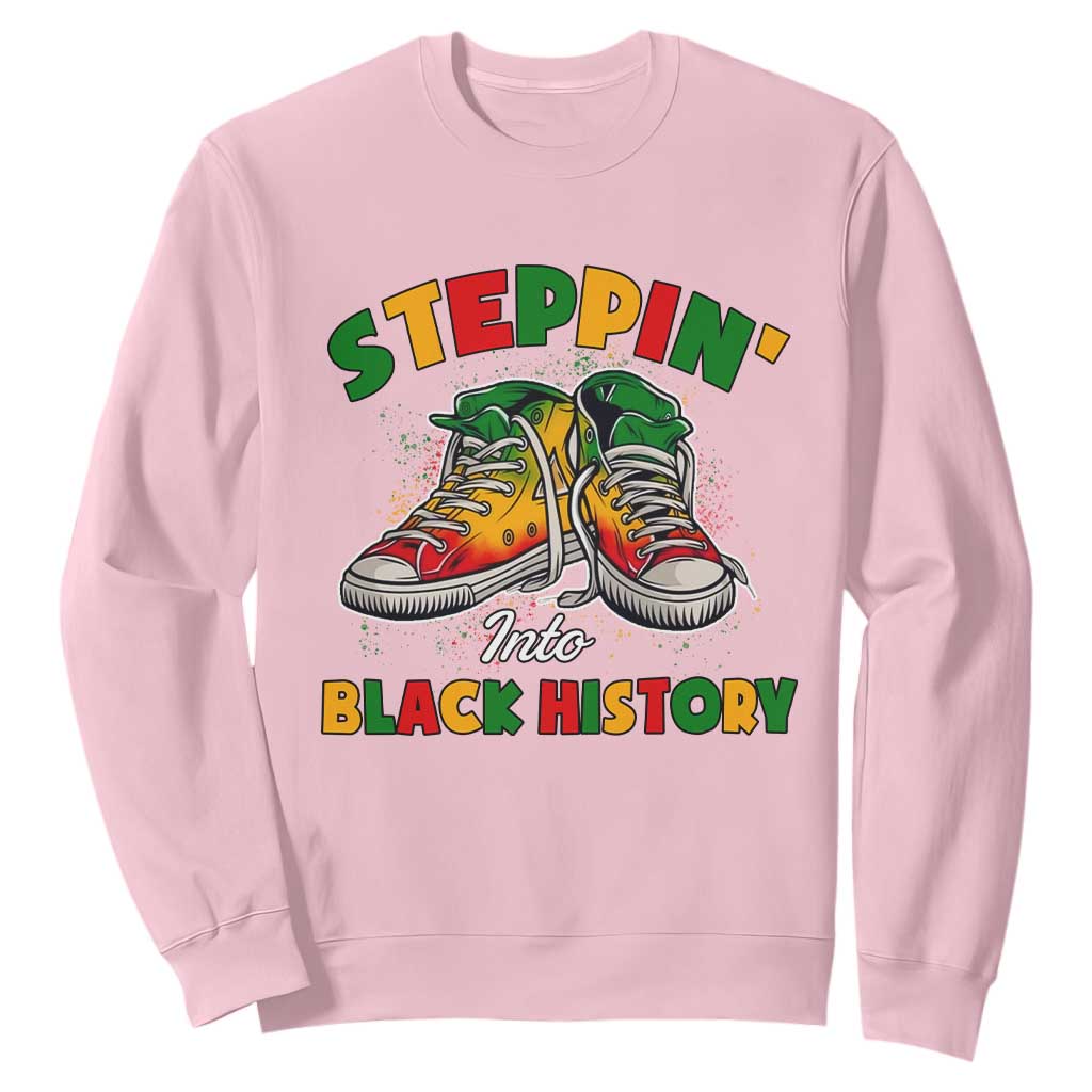 Stepping Into Black History Month Sweatshirt TS09
