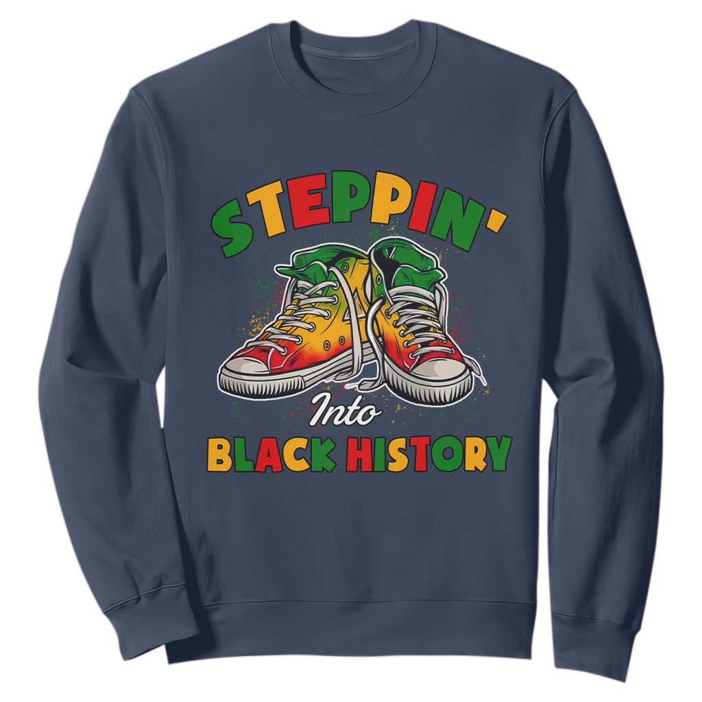 Stepping Into Black History Month Sweatshirt TS09