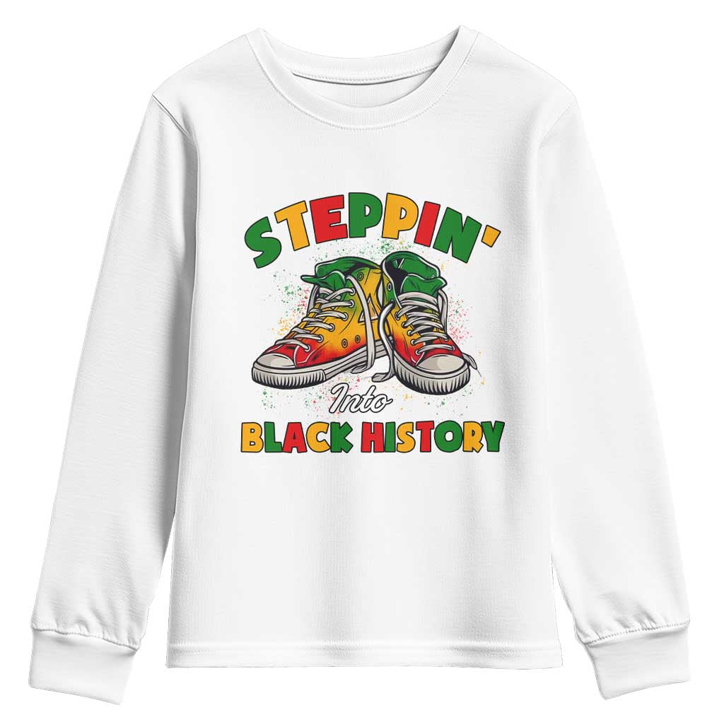 Stepping Into Black History Month Youth Sweatshirt TS09