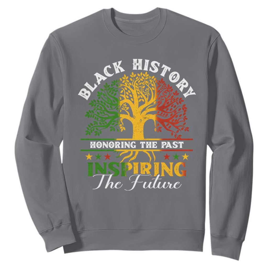 Black History Month Sweatshirt Honoring The Past Inspiring The Future TS09