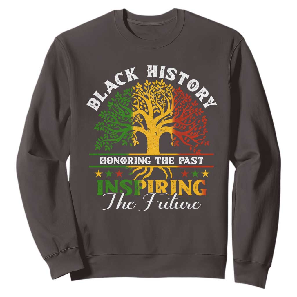 Black History Month Sweatshirt Honoring The Past Inspiring The Future TS09