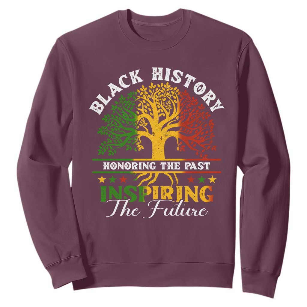 Black History Month Sweatshirt Honoring The Past Inspiring The Future TS09
