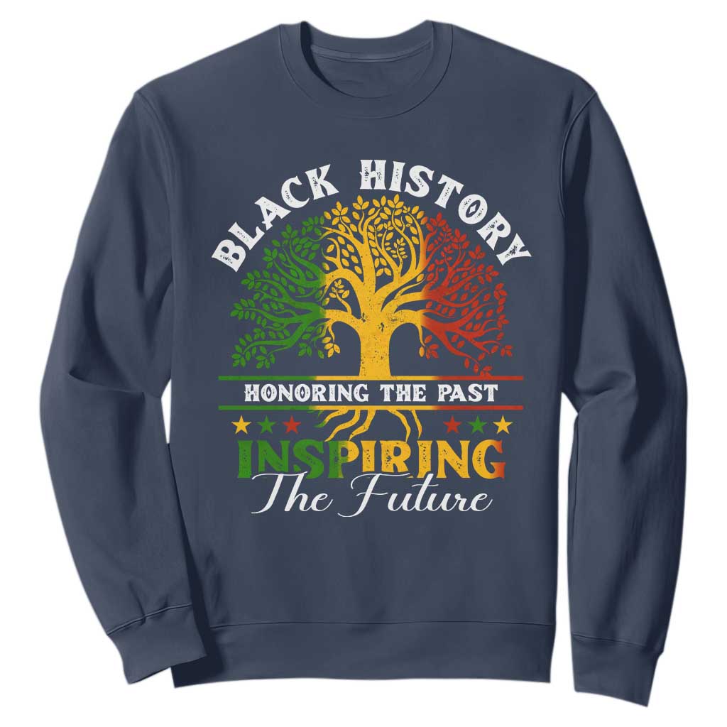 Black History Month Sweatshirt Honoring The Past Inspiring The Future TS09