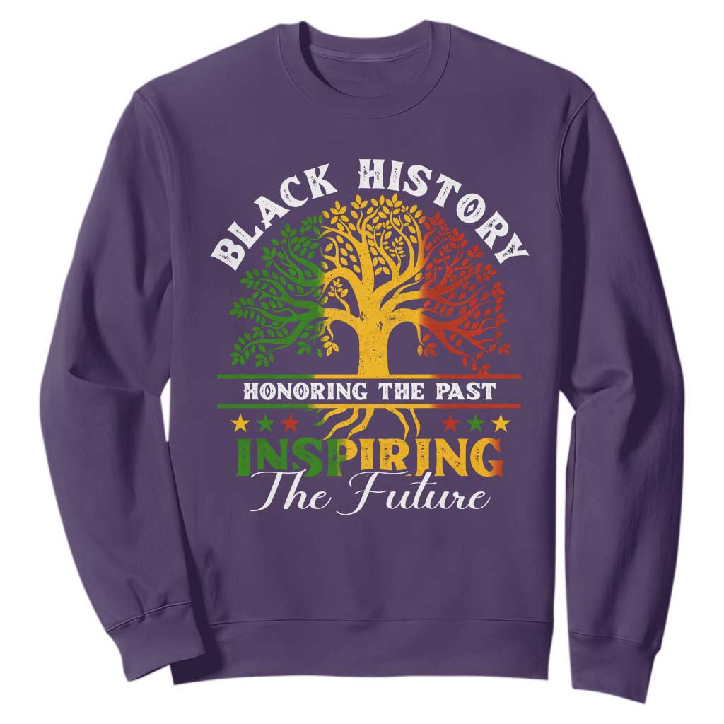Black History Month Sweatshirt Honoring The Past Inspiring The Future TS09