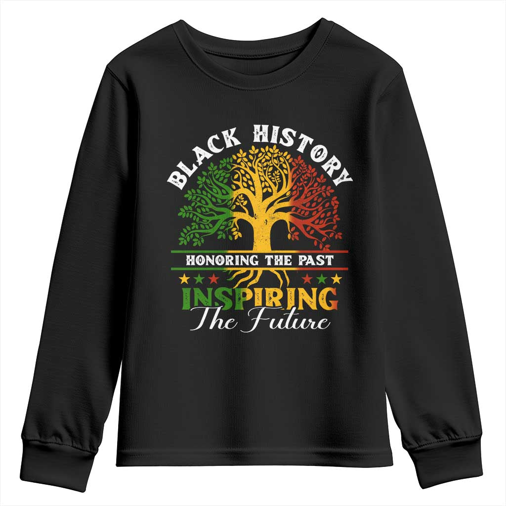 Black History Month Youth Sweatshirt Honoring The Past Inspiring The Future TS09