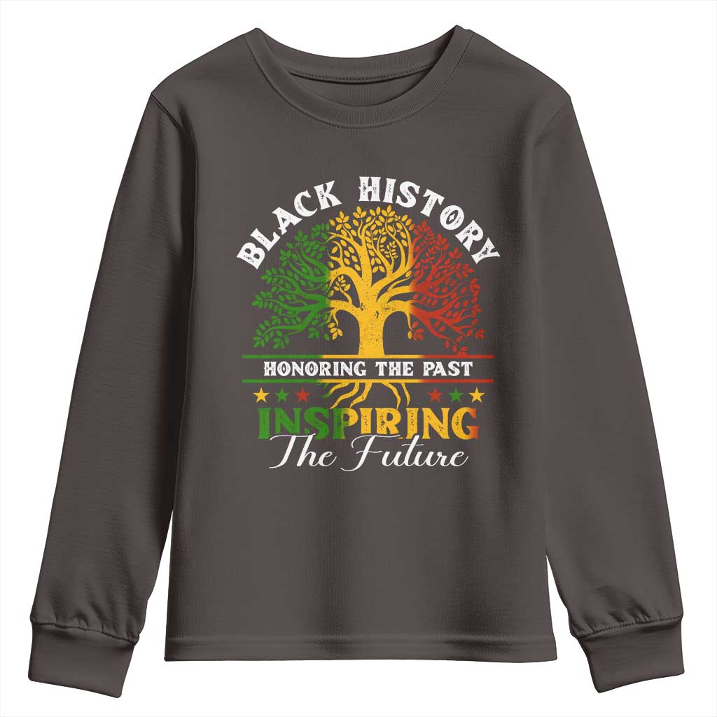 Black History Month Youth Sweatshirt Honoring The Past Inspiring The Future TS09