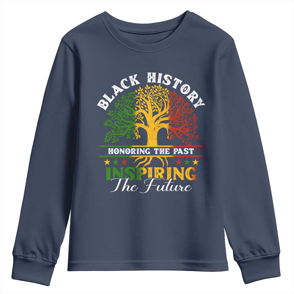 Black History Month Youth Sweatshirt Honoring The Past Inspiring The Future TS09