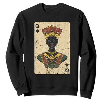 Black Pride African Queen Card Sweatshirt TS09