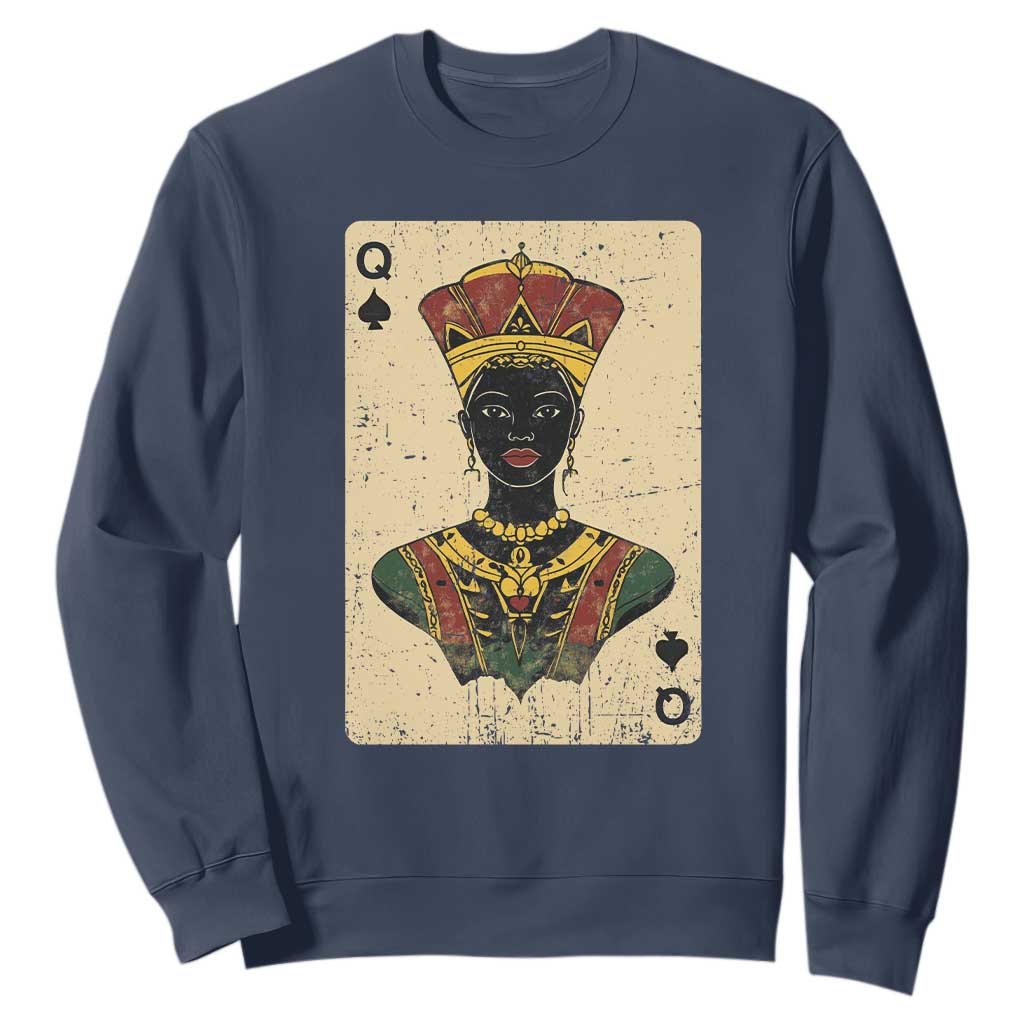 Black Pride African Queen Card Sweatshirt TS09
