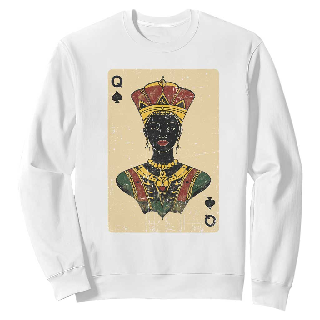 Black Pride African Queen Card Sweatshirt TS09