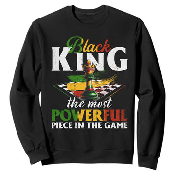 Black Pride Sweatshirt Black King The Most Powerful Piece In The Game TS09