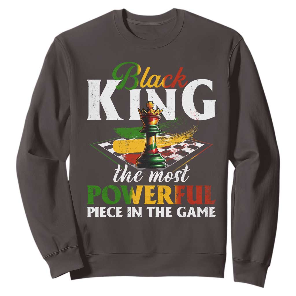 Black Pride Sweatshirt Black King The Most Powerful Piece In The Game TS09