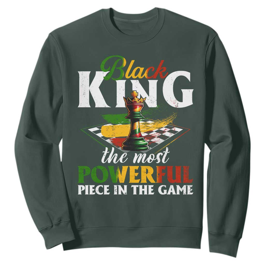 Black Pride Sweatshirt Black King The Most Powerful Piece In The Game TS09