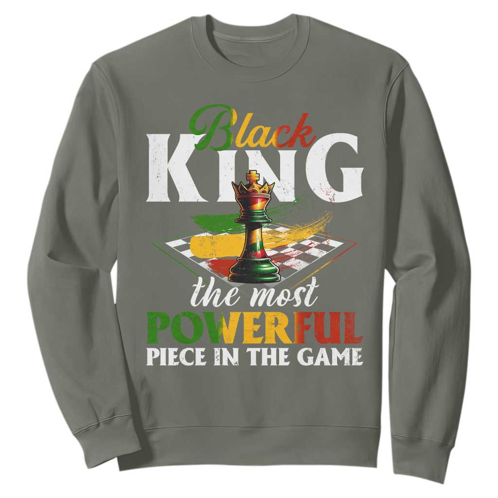 Black Pride Sweatshirt Black King The Most Powerful Piece In The Game TS09