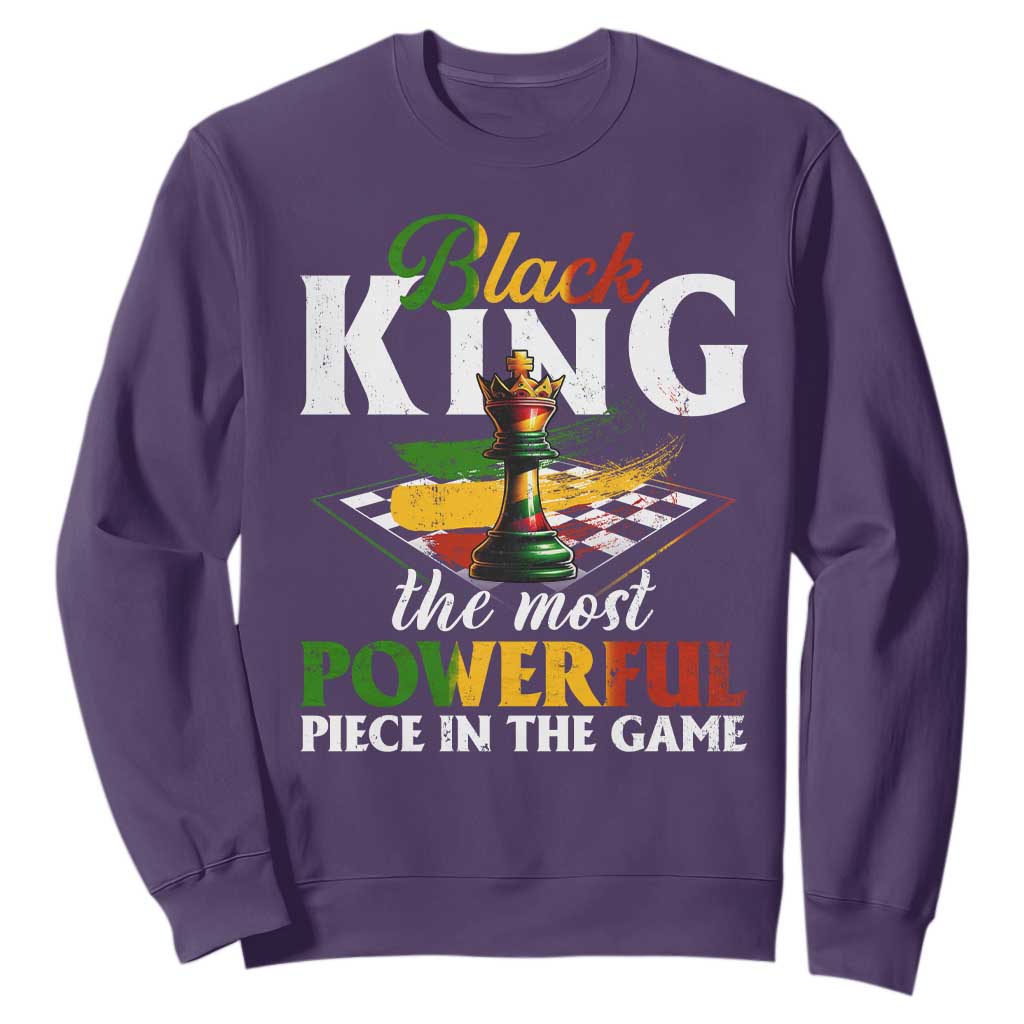 Black Pride Sweatshirt Black King The Most Powerful Piece In The Game TS09