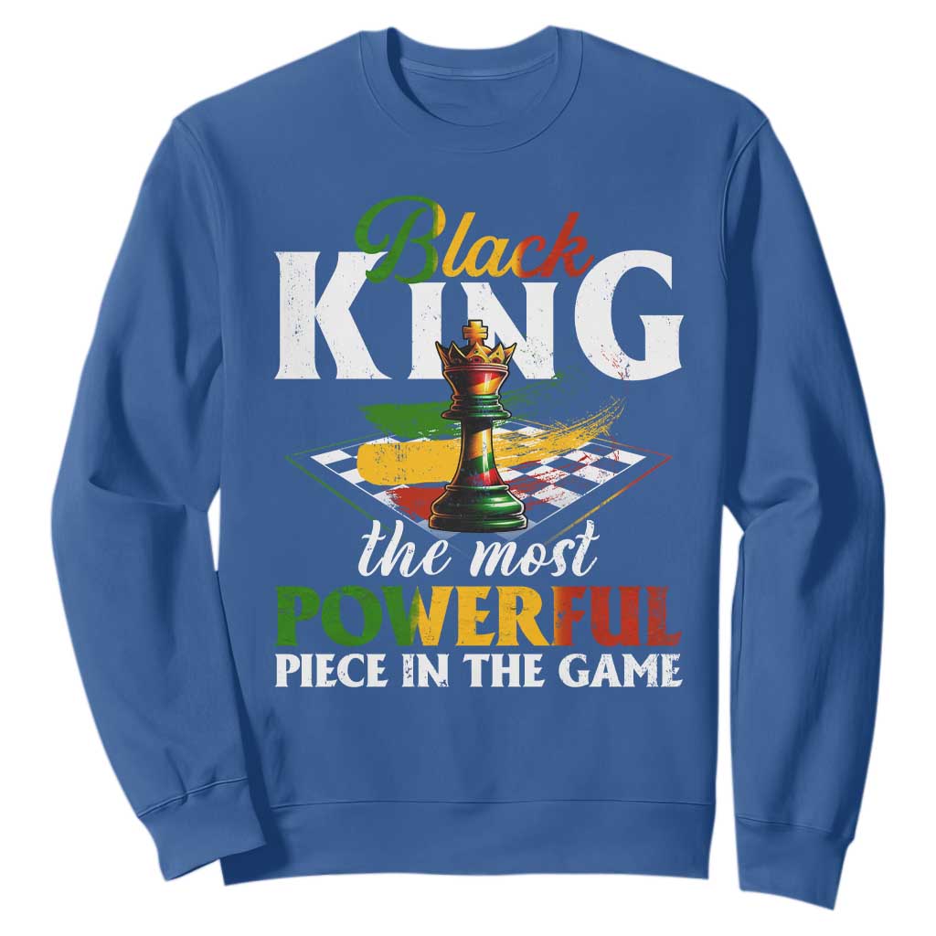 Black Pride Sweatshirt Black King The Most Powerful Piece In The Game TS09
