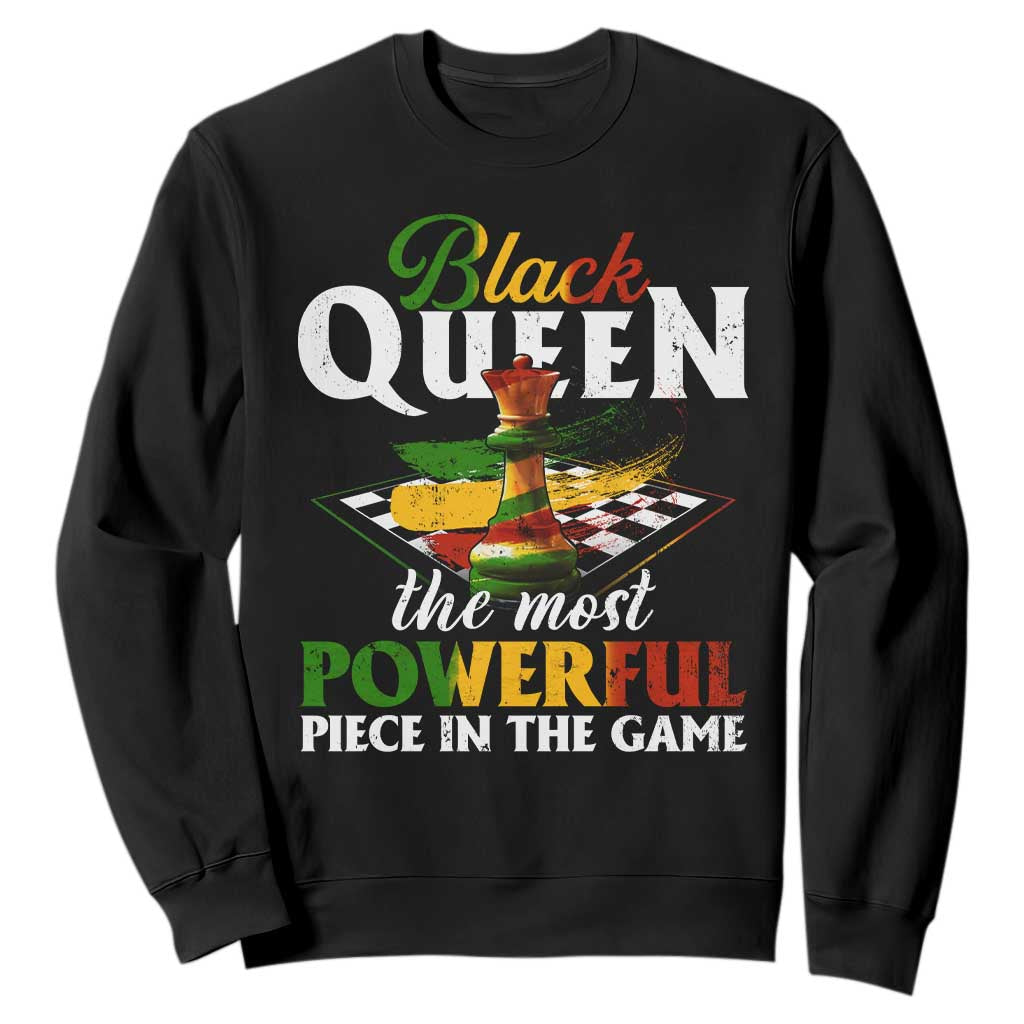 Black Pride Sweatshirt Black Queen The Most Powerful Piece In The Game TS09
