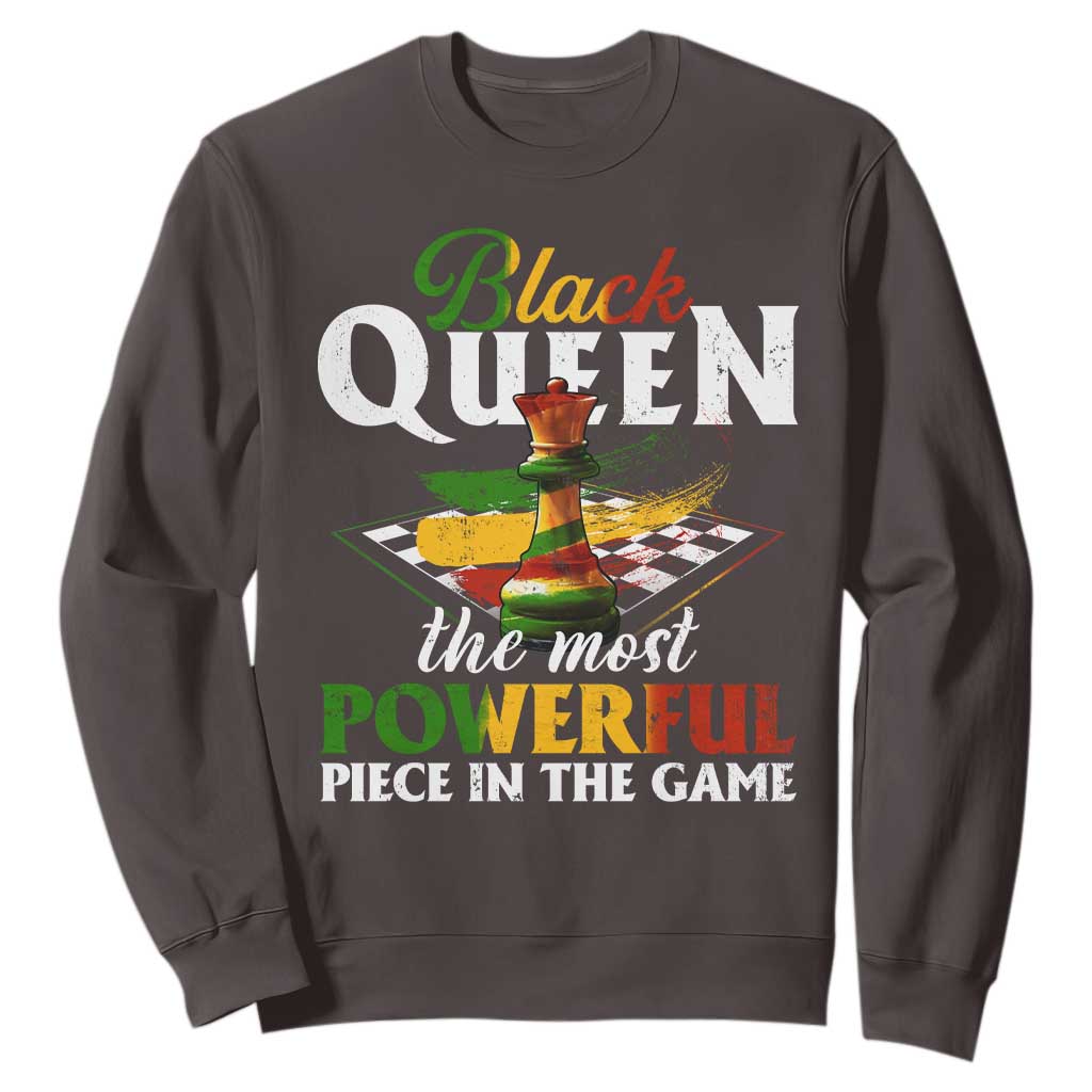 Black Pride Sweatshirt Black Queen The Most Powerful Piece In The Game TS09