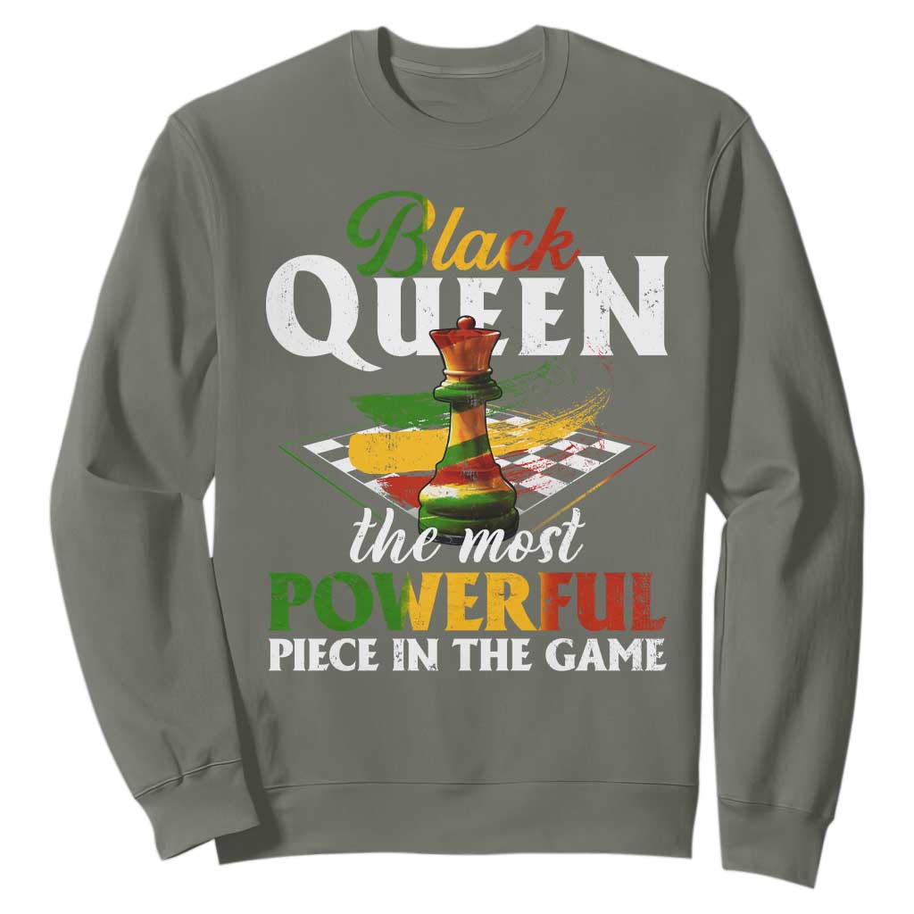 Black Pride Sweatshirt Black Queen The Most Powerful Piece In The Game TS09