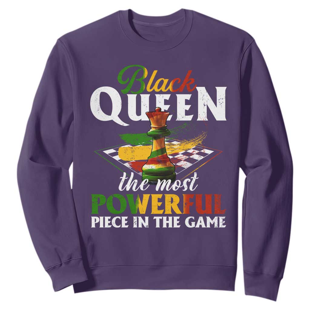 Black Pride Sweatshirt Black Queen The Most Powerful Piece In The Game TS09