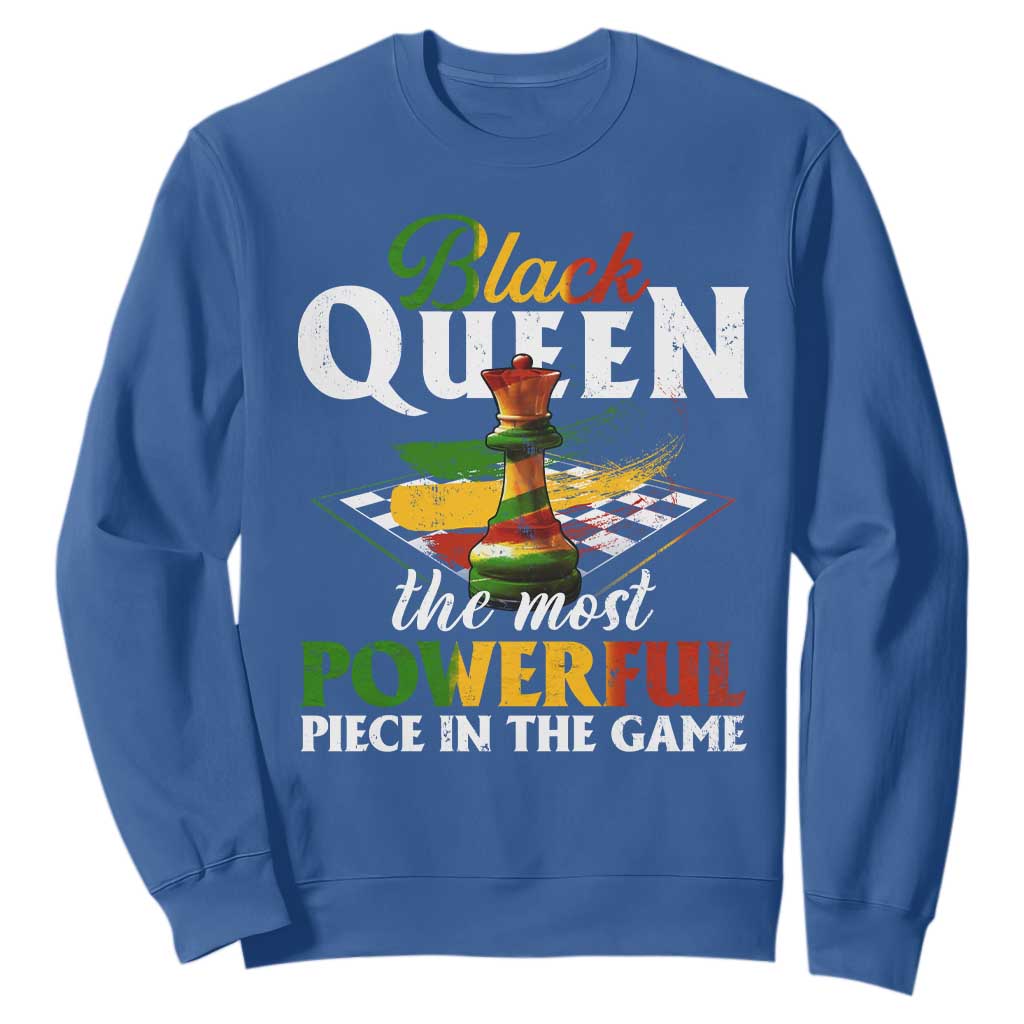 Black Pride Sweatshirt Black Queen The Most Powerful Piece In The Game TS09