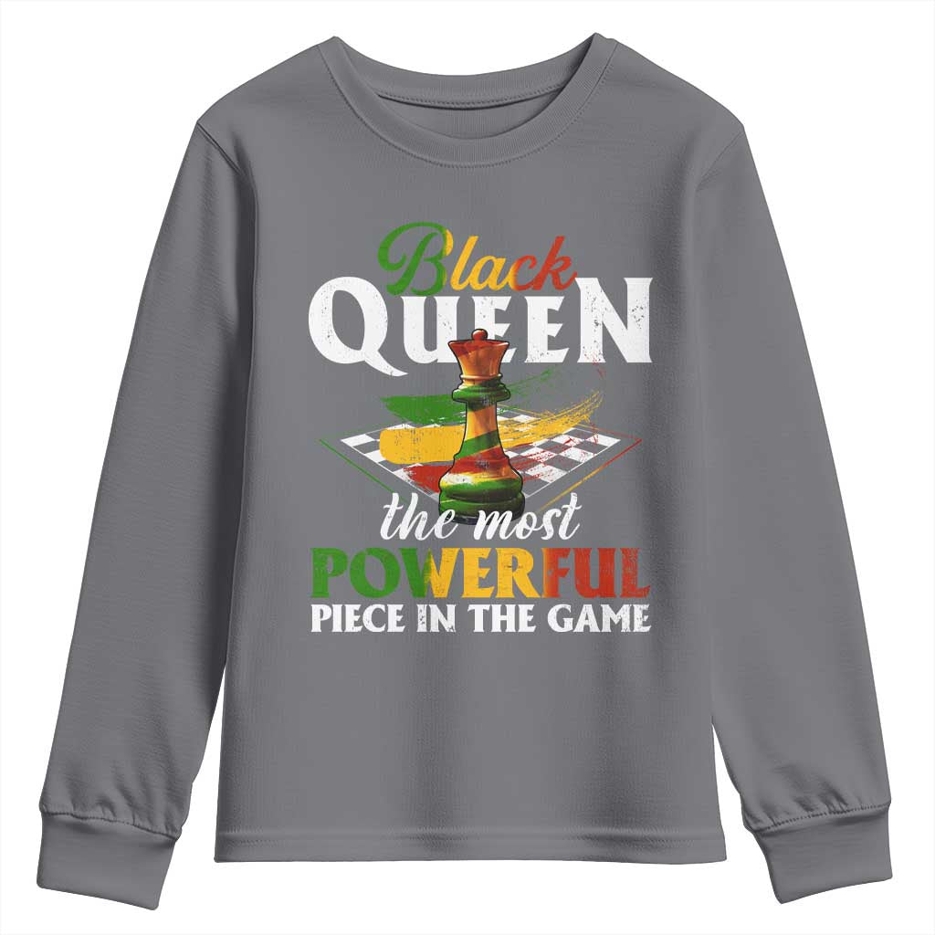 Black Pride Youth Sweatshirt Black Queen The Most Powerful Piece In The Game TS09