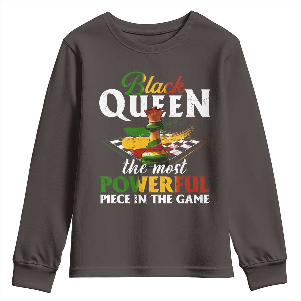 Black Pride Youth Sweatshirt Black Queen The Most Powerful Piece In The Game TS09