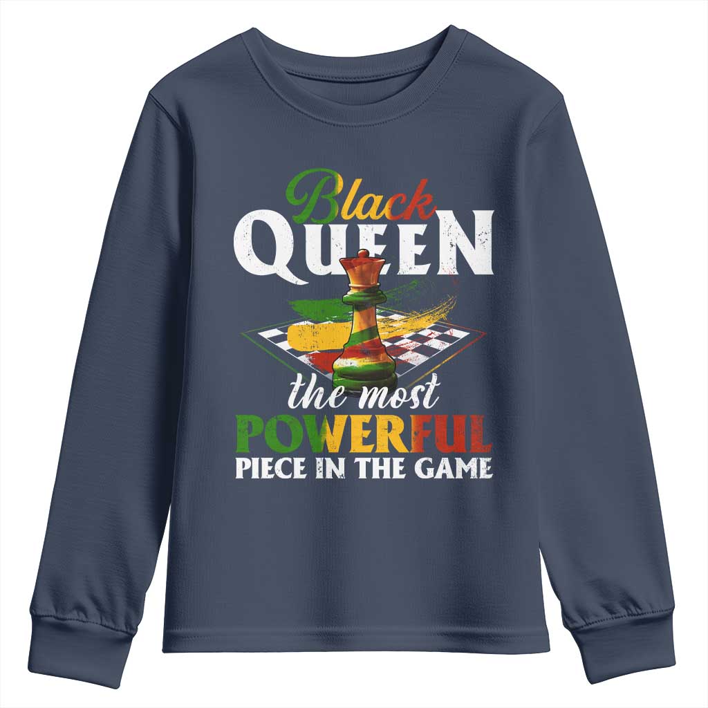 Black Pride Youth Sweatshirt Black Queen The Most Powerful Piece In The Game TS09