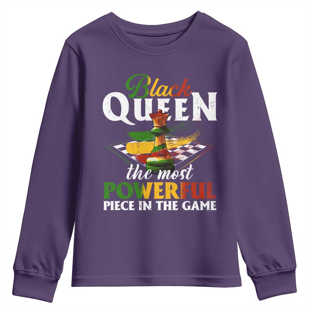 Black Pride Youth Sweatshirt Black Queen The Most Powerful Piece In The Game TS09