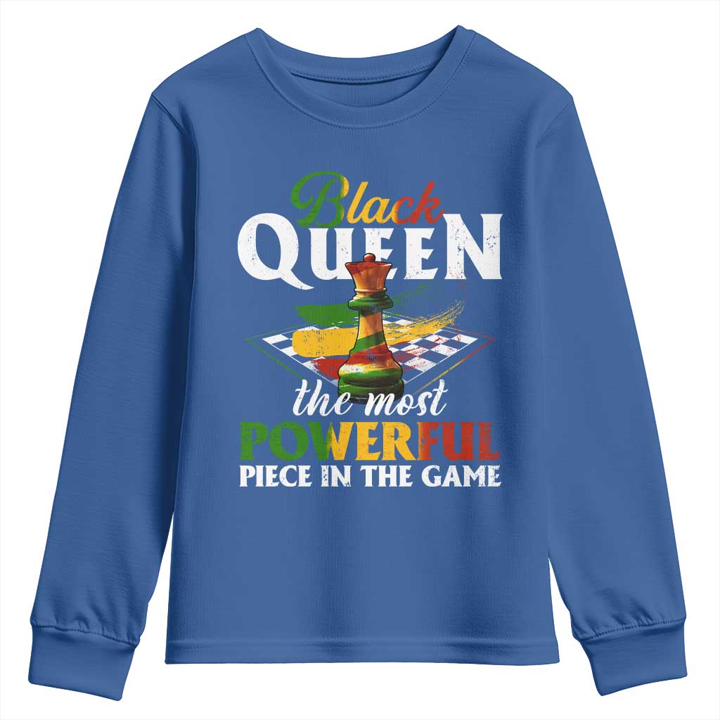 Black Pride Youth Sweatshirt Black Queen The Most Powerful Piece In The Game TS09