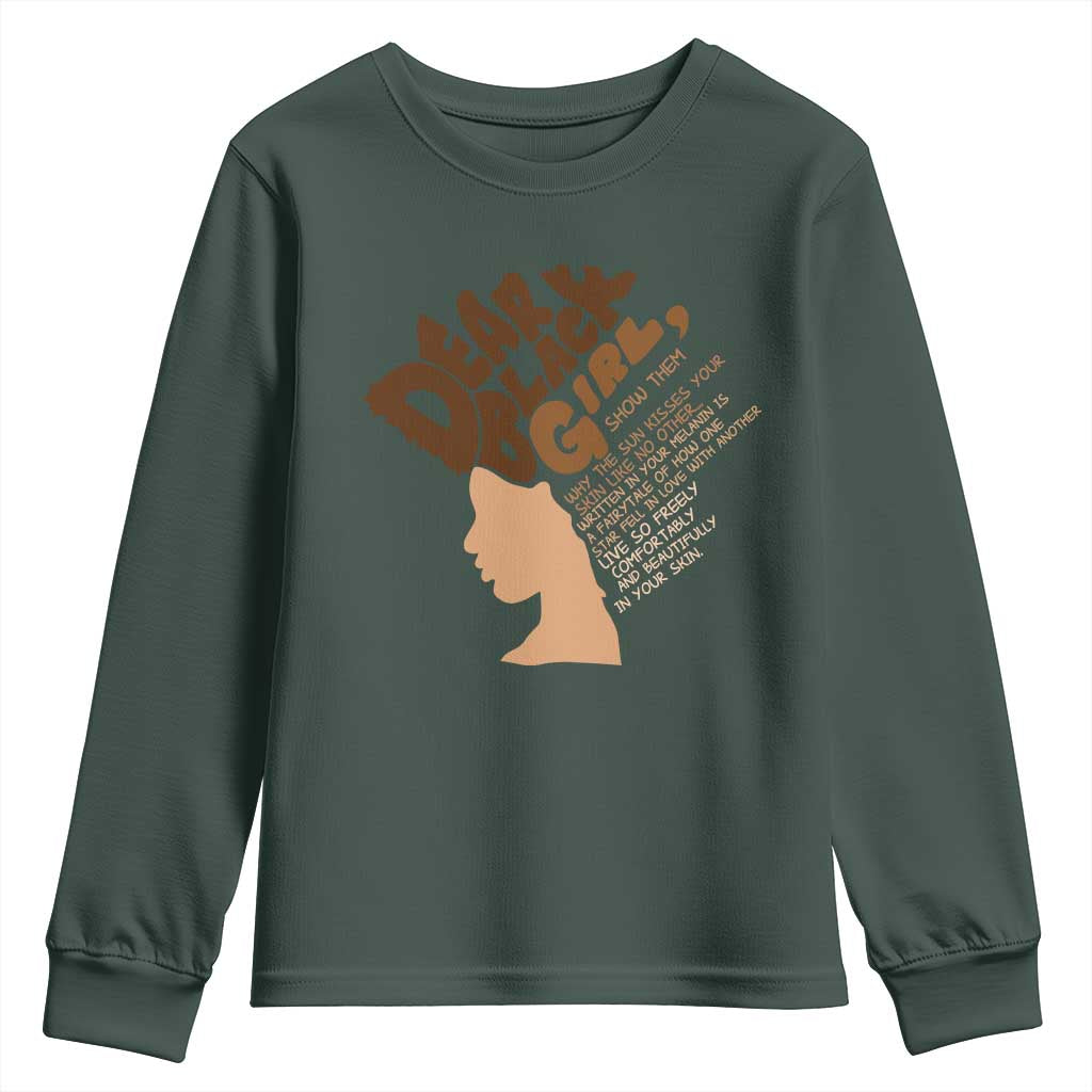Dear Black Girl Black Women Pride Youth Sweatshirt TS09