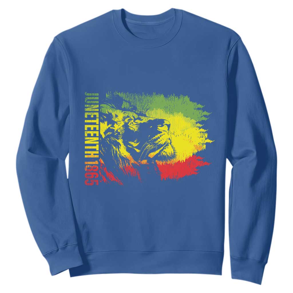 Juneteenth Sweatshirt 1865 African American Lion King TS09