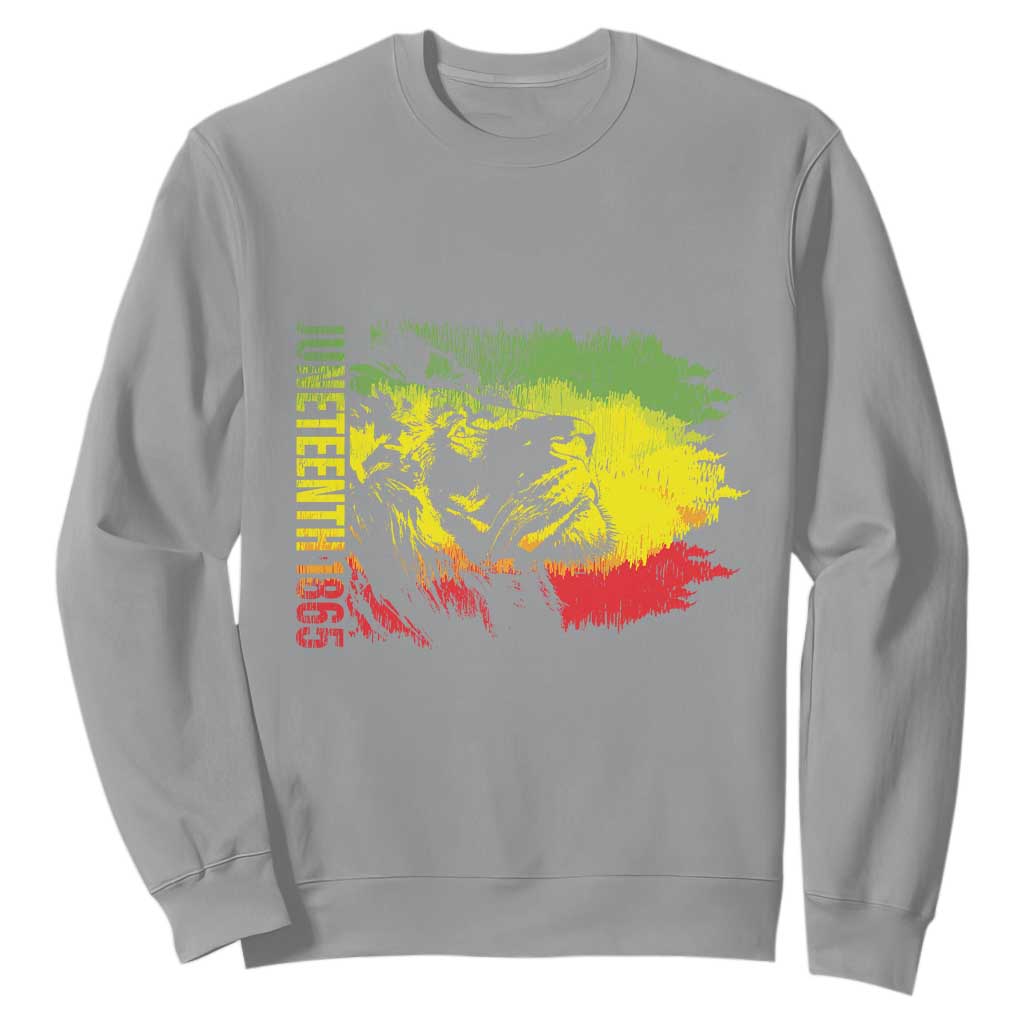Juneteenth Sweatshirt 1865 African American Lion King TS09