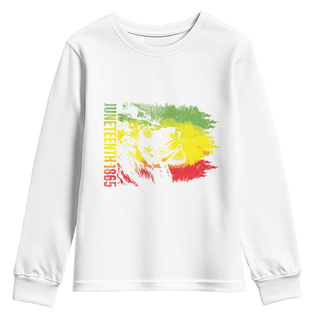 Juneteenth Youth Sweatshirt 1865 African American Lion King TS09
