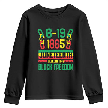 Juneteenth Youth Sweatshirt Celebrating Black Freedom 1865 African American TS09