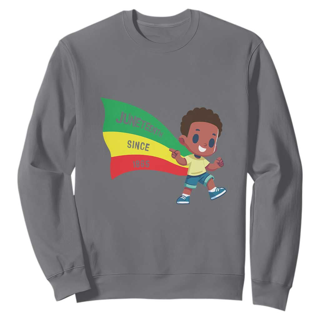 Juneteenth 1865 Sweatshirt Cool Melanin Black Boys Kids TS09