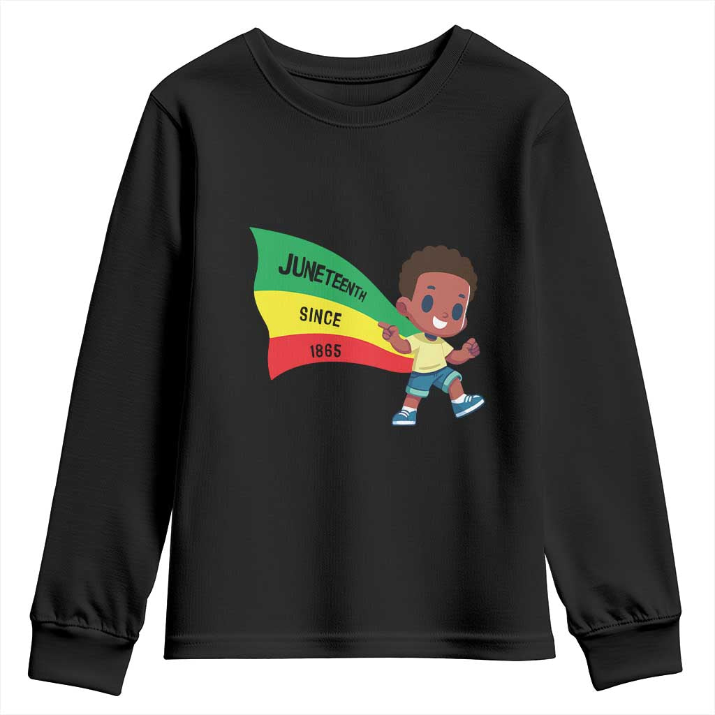 Juneteenth 1865 Youth Sweatshirt Cool Melanin Black Boys Kids TS09