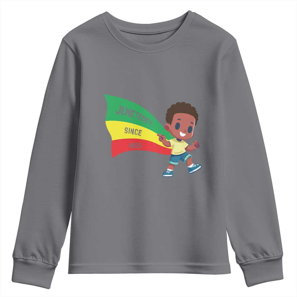 Juneteenth 1865 Youth Sweatshirt Cool Melanin Black Boys Kids TS09