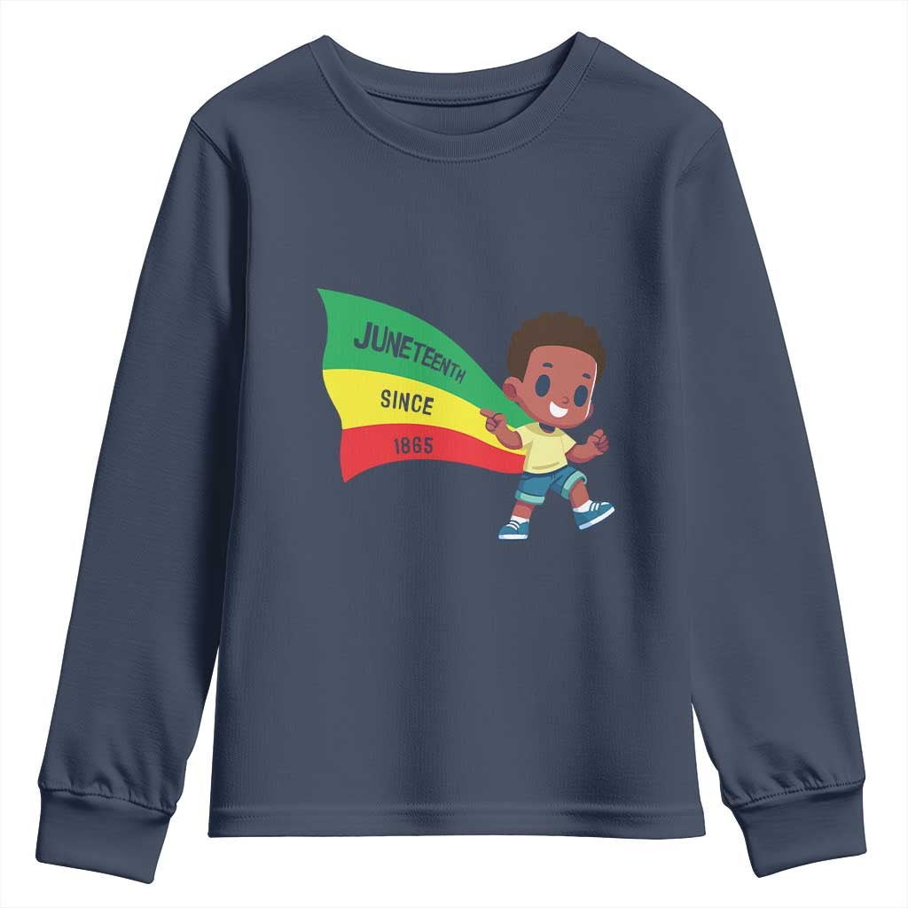 Juneteenth 1865 Youth Sweatshirt Cool Melanin Black Boys Kids TS09