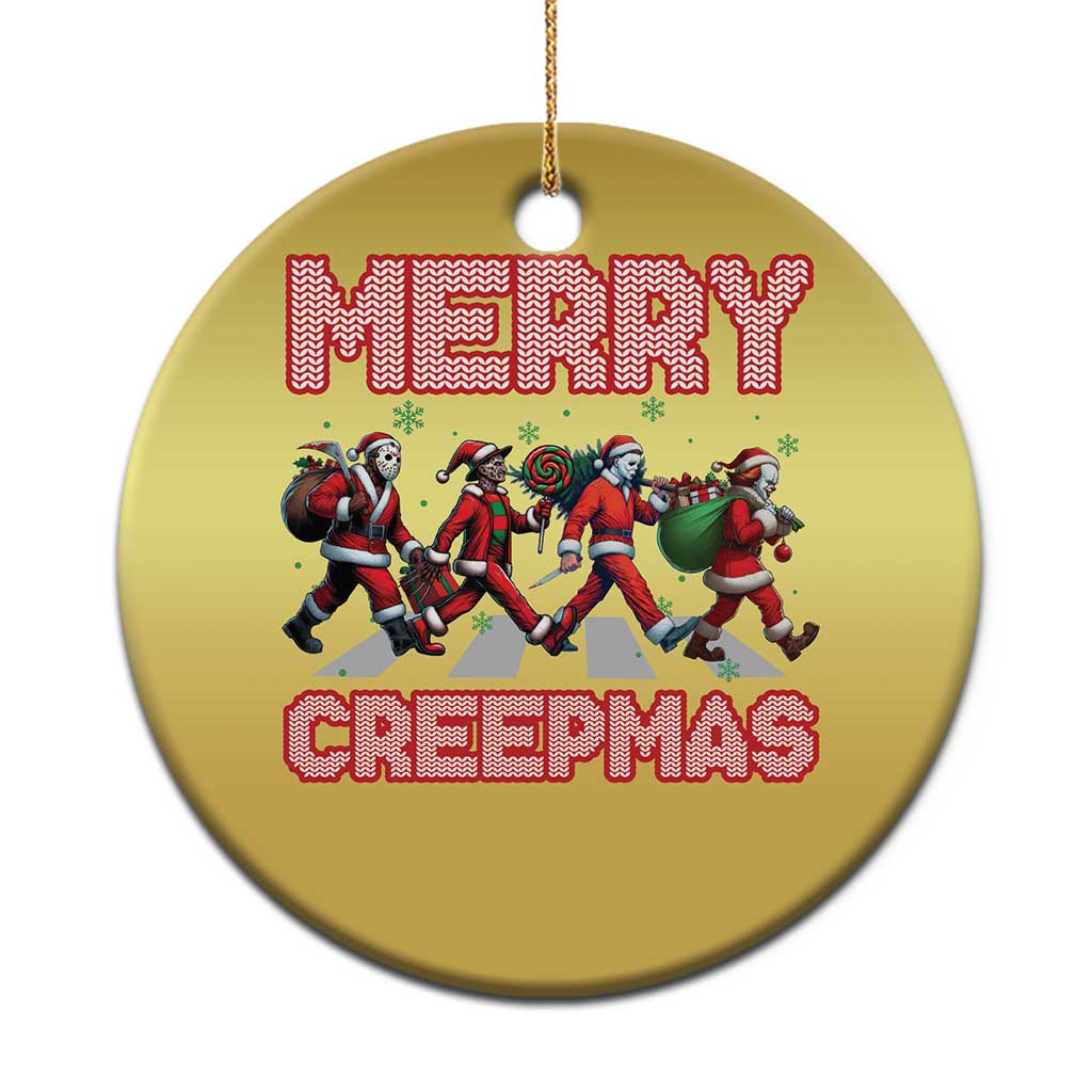 Horror Xmas Christmas Ornament Merry Creepmas Horror Characters TS09