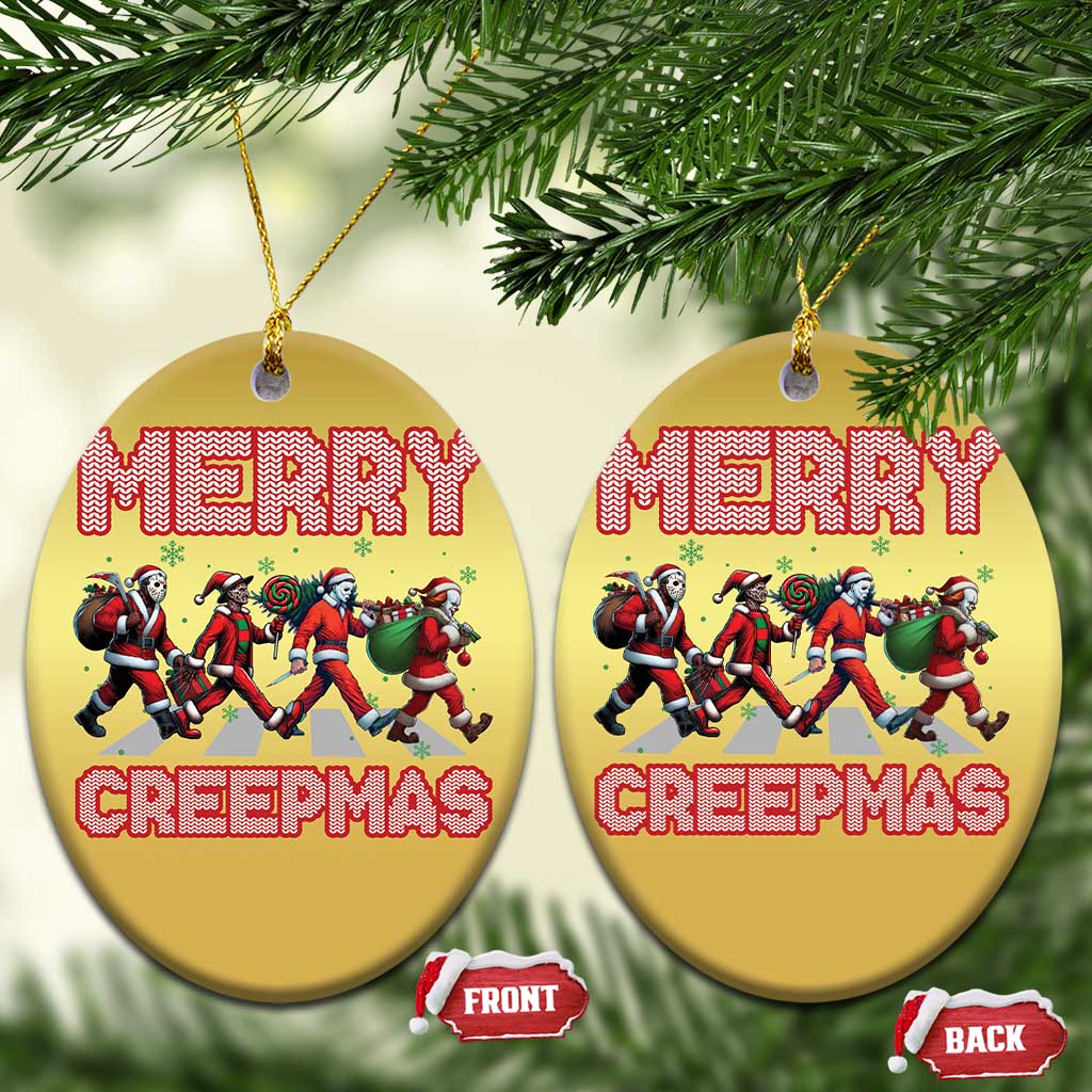 Horror Xmas Christmas Ornament Merry Creepmas Horror Characters TS09