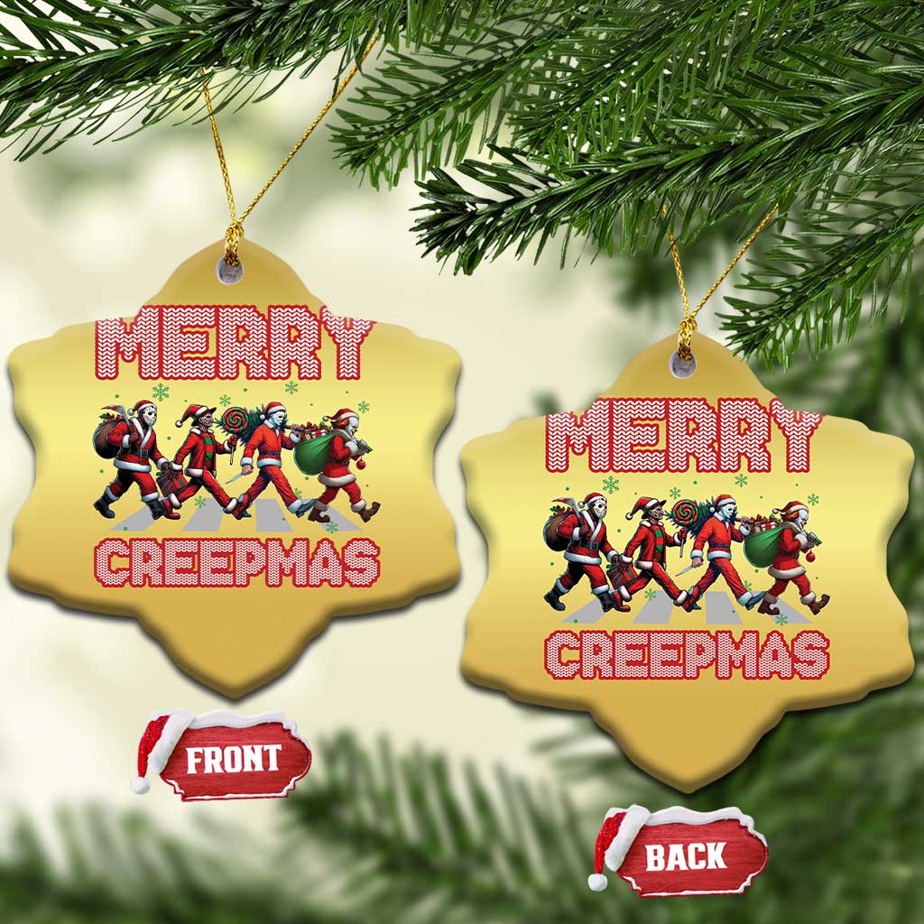 Horror Xmas Christmas Ornament Merry Creepmas Horror Characters TS09