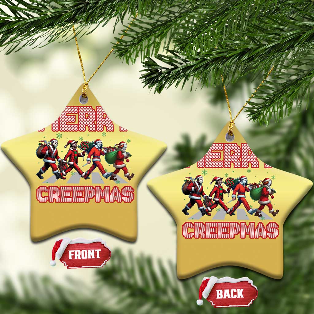 Horror Xmas Christmas Ornament Merry Creepmas Horror Characters TS09