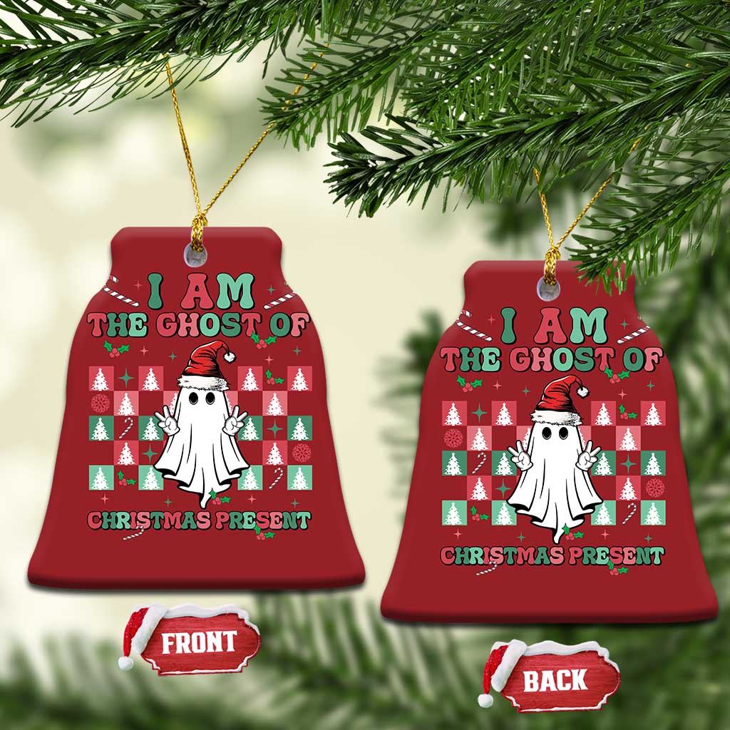 Funny Xmas Christmas Ornament I Am The Ghost Of Christmas Present TS09
