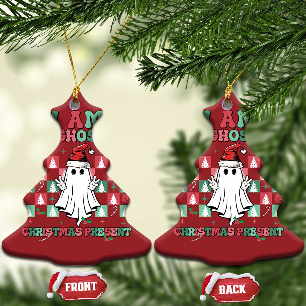 Funny Xmas Christmas Ornament I Am The Ghost Of Christmas Present TS09
