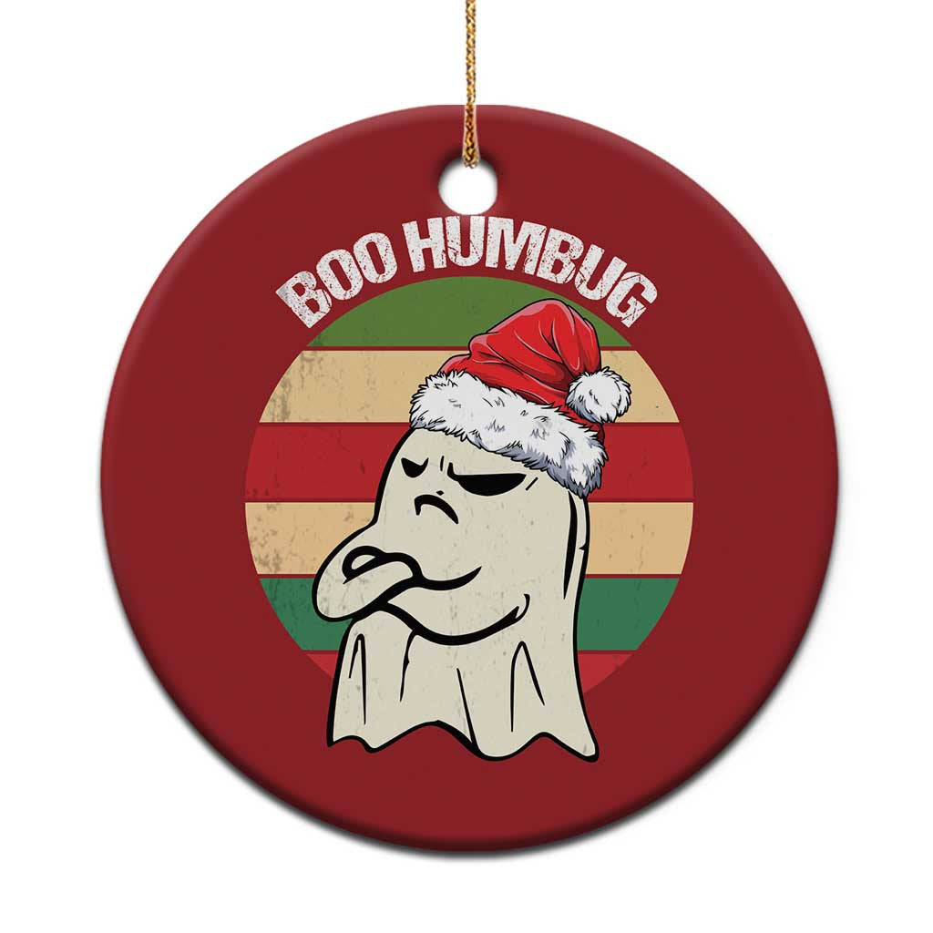 Gothic Xmas Christmas Ornament Boo Humbug Santa Ghost TS09